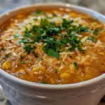 Bowl of Mexican Street Corn Soup