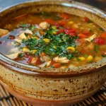 Cozy Bowl of Southwest Chicken Soup