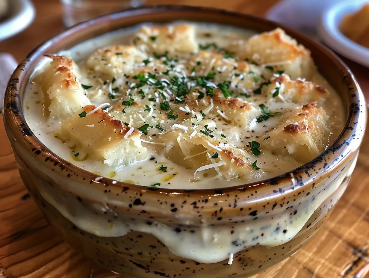 Cozy Bowl of White Lasagna Soup