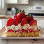 Delicious Strawberry Shortcake Cake