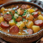Hearty Bowl of Kielbasa Potato Soup