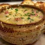 Bowl of Creamy Reuben Soup