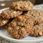 Carrot Cake Oatmeal Cookies Freshly Baked