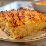 Close-up of Cracker Barrel Hashbrown Casserole