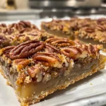Close-up of Pecan Pie Bars