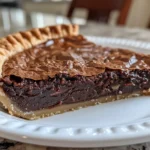 Dark Chocolate Chess Pie Fresh out of the Oven