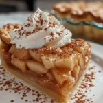 Delicious Apple Butter Pie with Cinnamon Whipped Cream