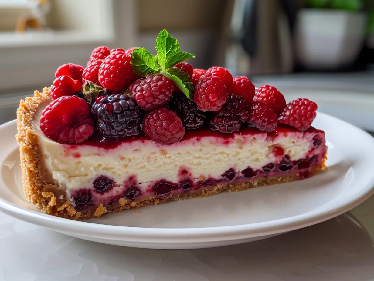 Delicious Berry Cheesecake