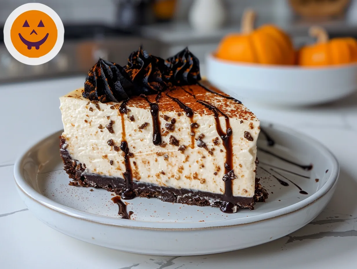 Delicious No Bake Halloween Cheesecake
