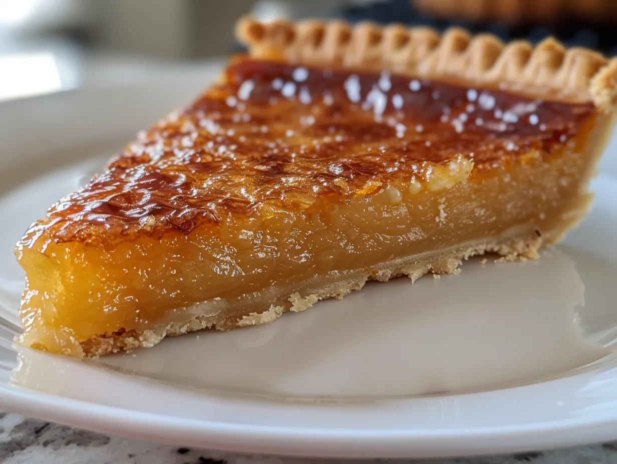Delicious Slice of Burnt Honey Pie