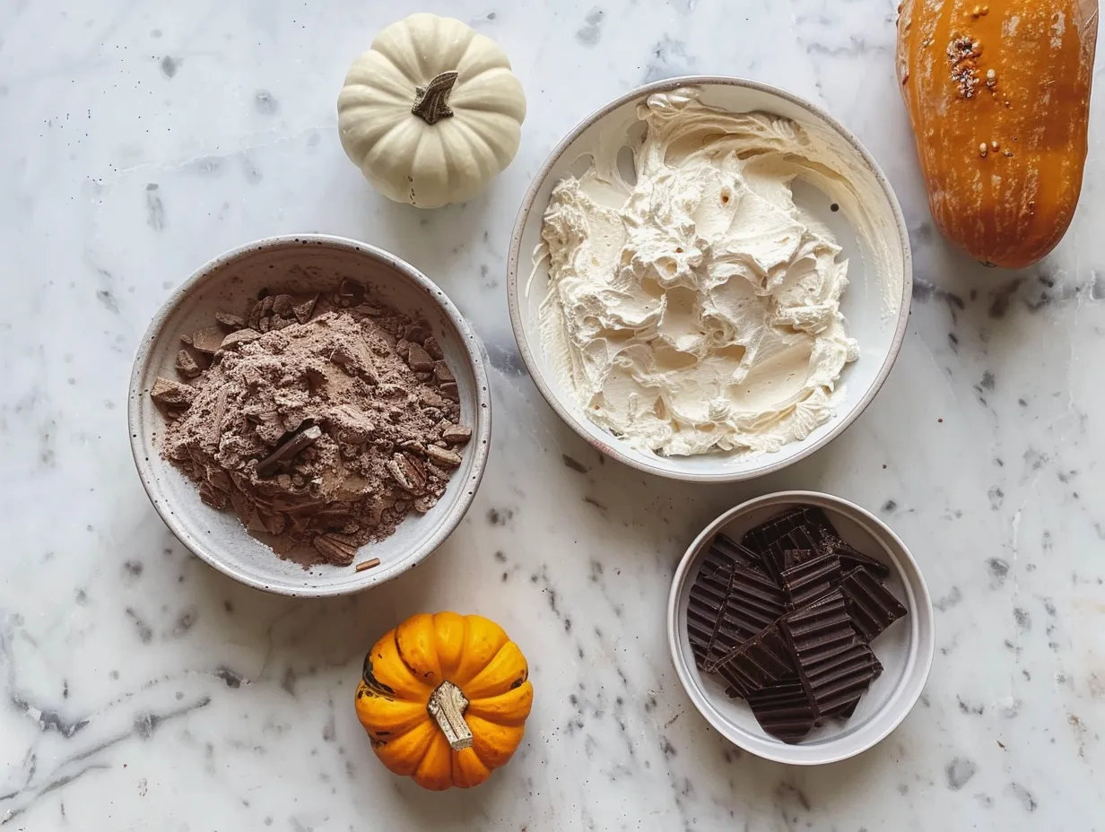 Ingredients for Halloween No-Bake Icebox Cake