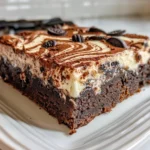 Halloween Swirl Oreo Cream Cheese Brownies Display