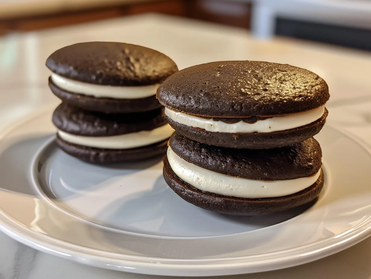 Halloween Whoopie Pies on a Spooky Table