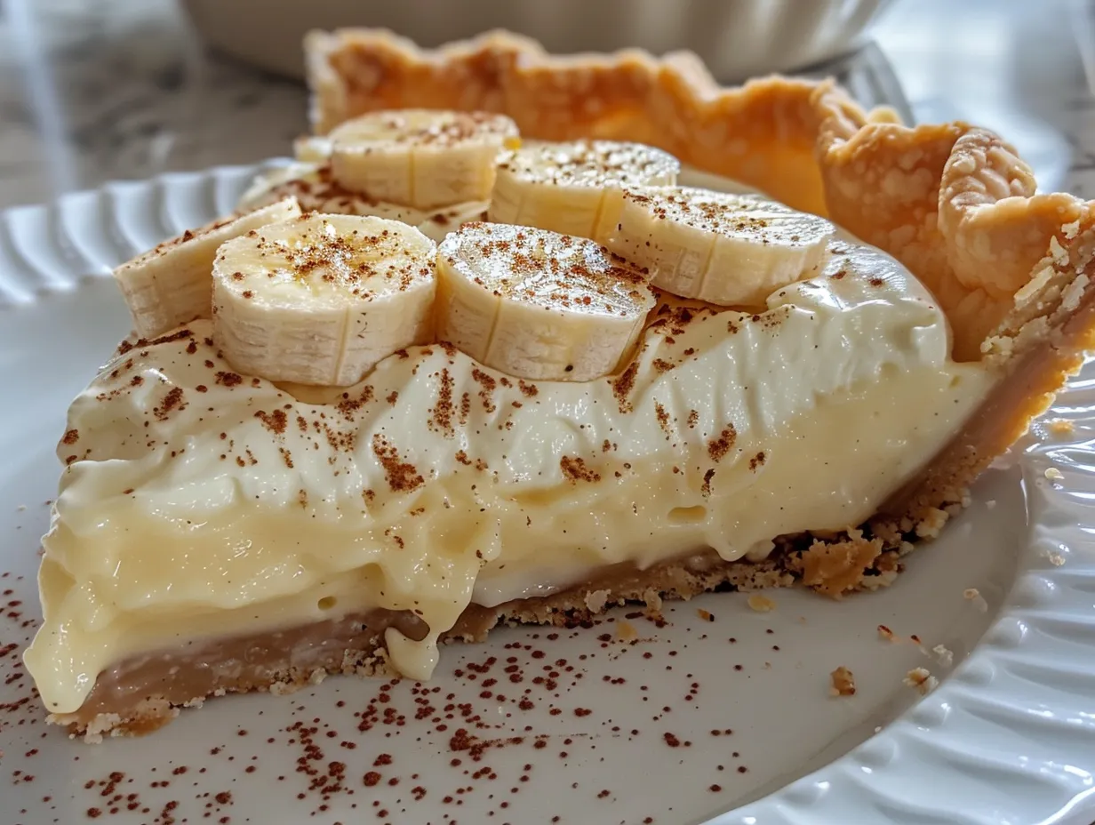 Irresistible Slice of Banana Cream Pie
