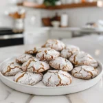 Spooky Halloween Crinkle Cookies