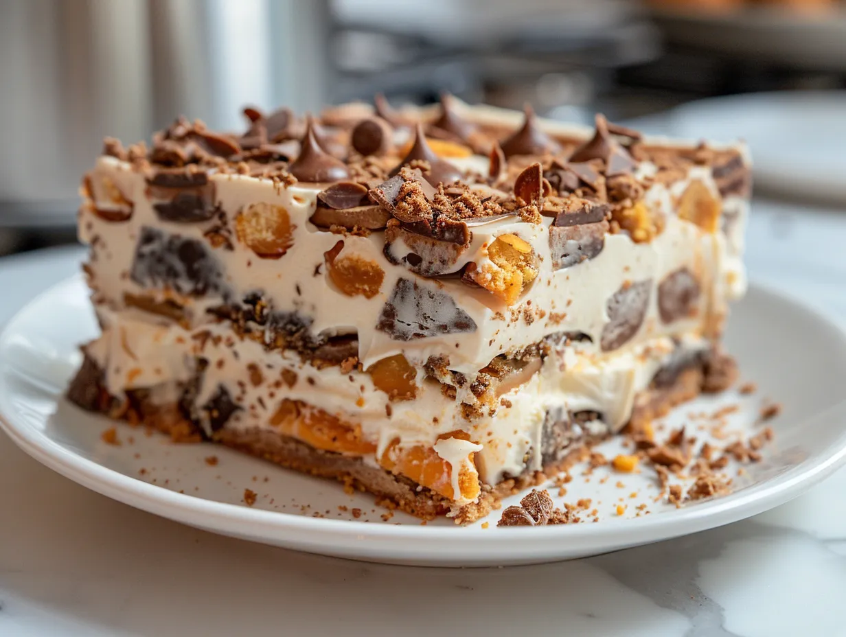 Spooky Halloween Icebox Cake