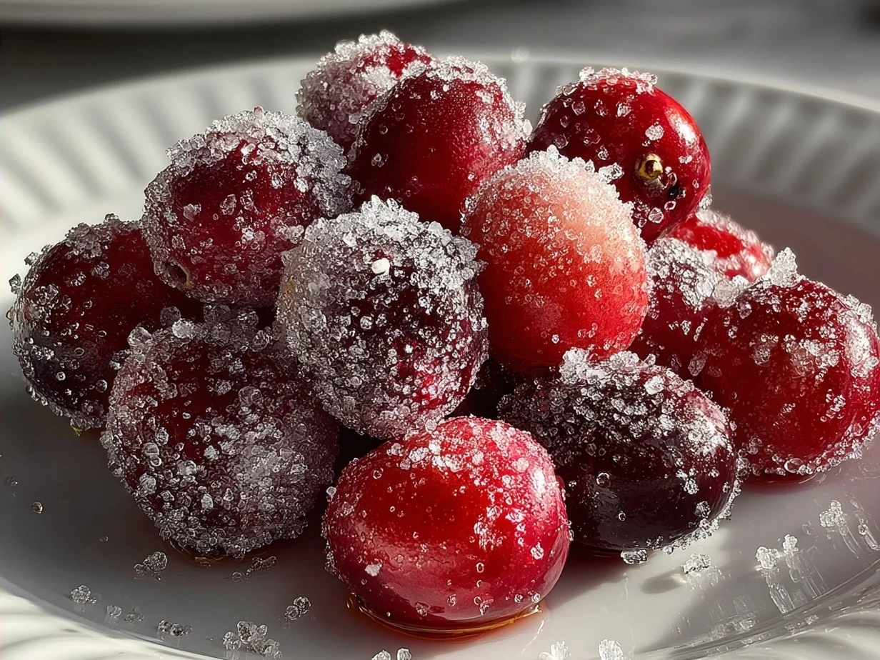 Ingredients for 3-Ingredient Sugared Cranberries