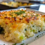 A Delicious Broccoli Cheese Rice Casserole