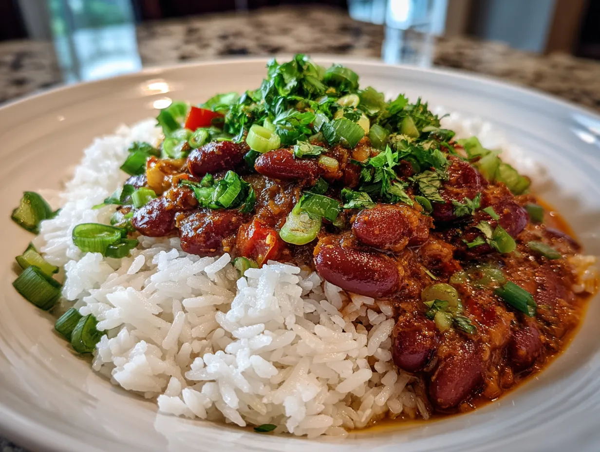 A Delicious One-Pot Red Beans and Rice Dish
