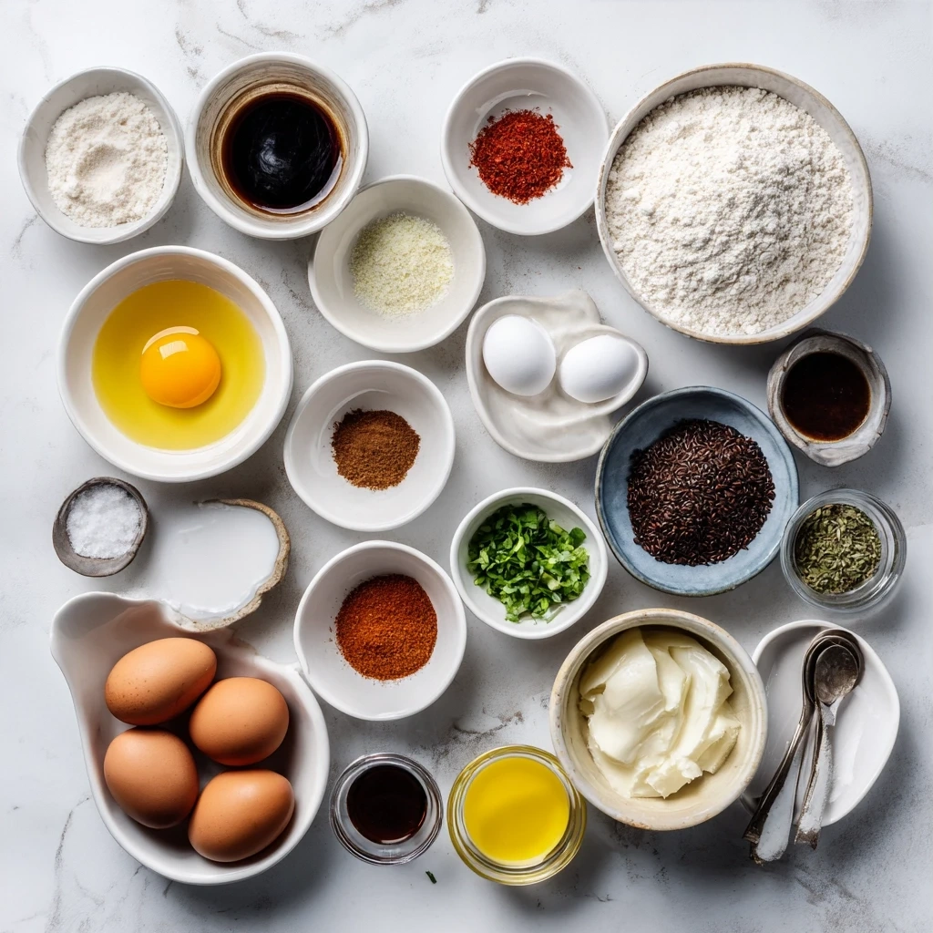 All the ingredients you'll need for a delicious Capricorn Cake including cake mix, frosting, sprinkles, and more.