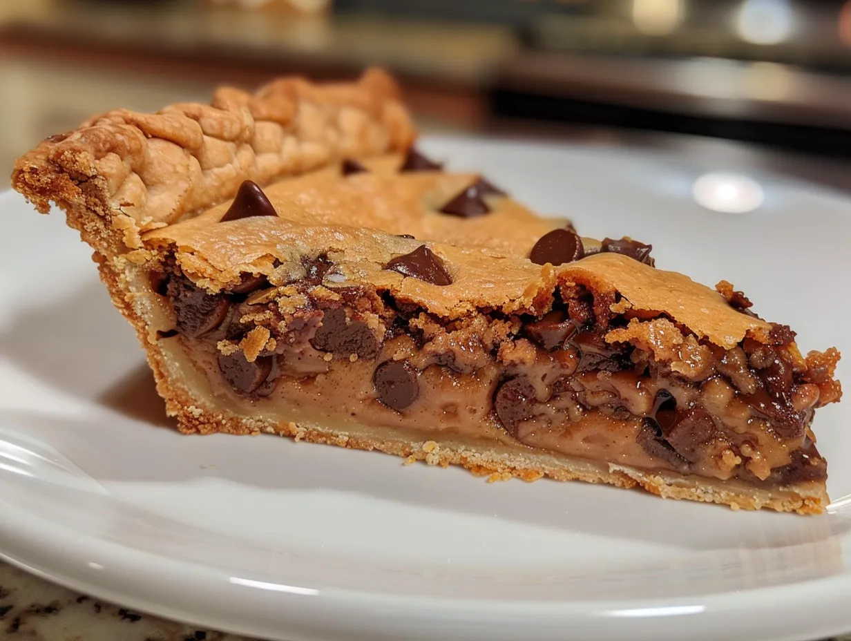 Chocolate Chip Cookie Pie Delight