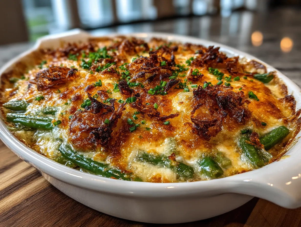 Classic Cheesy Green Bean Casserole