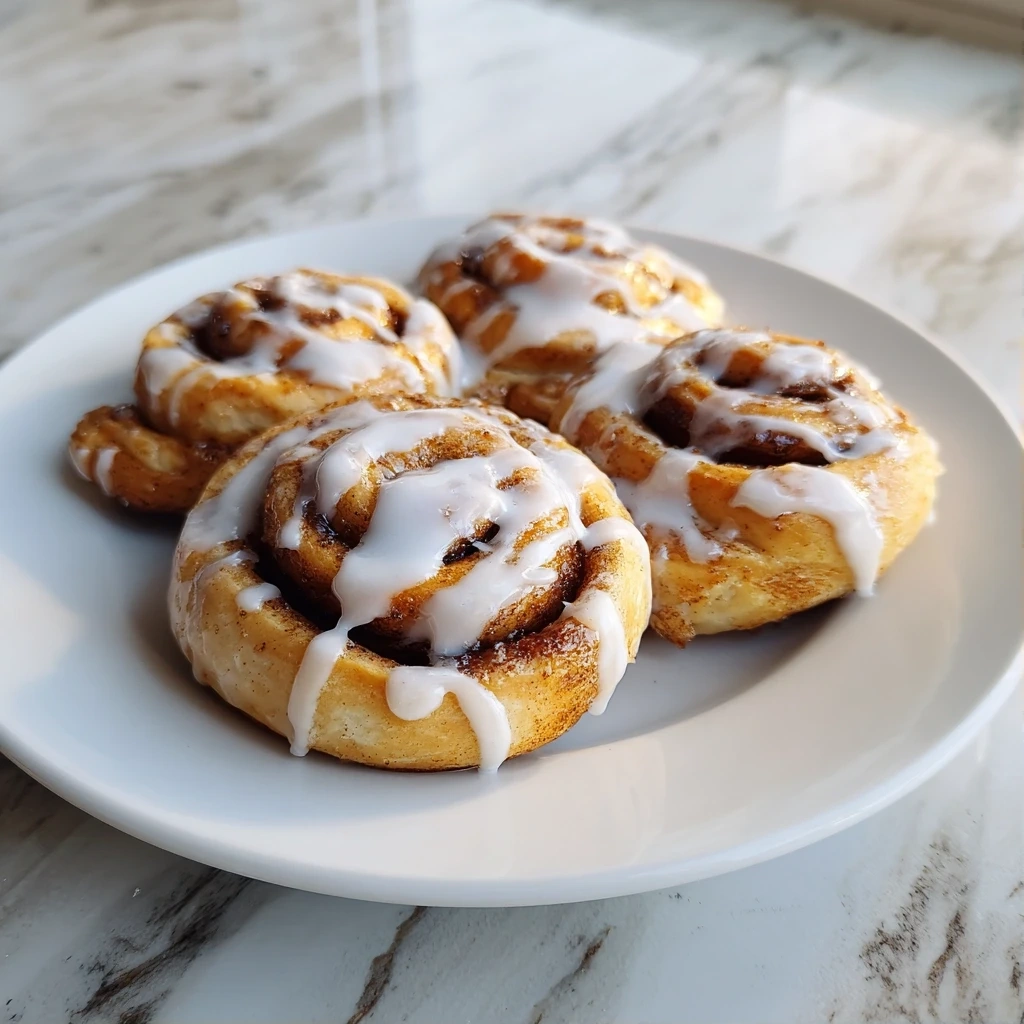 Close-up of a Delicious Cinnamon Roll Cookie