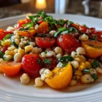 Close-up of Freshly Made Texas Caviar