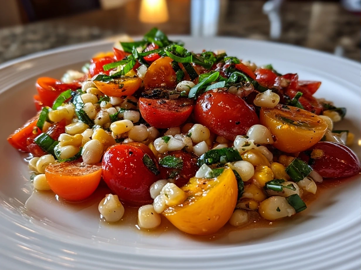 Close-up of Freshly Made Texas Caviar