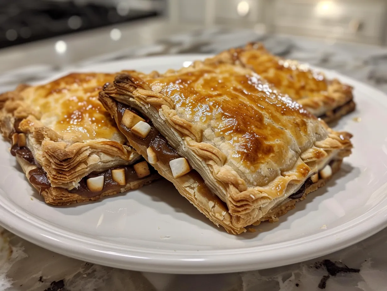 Close-up of S'mores Hand Pie