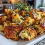 Crockpot Stuffing plated