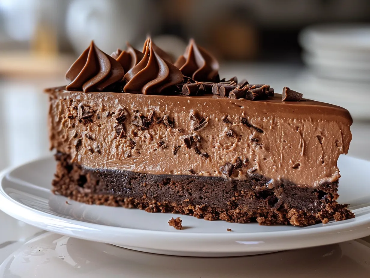 Decadent Chocolate Mousse Cake