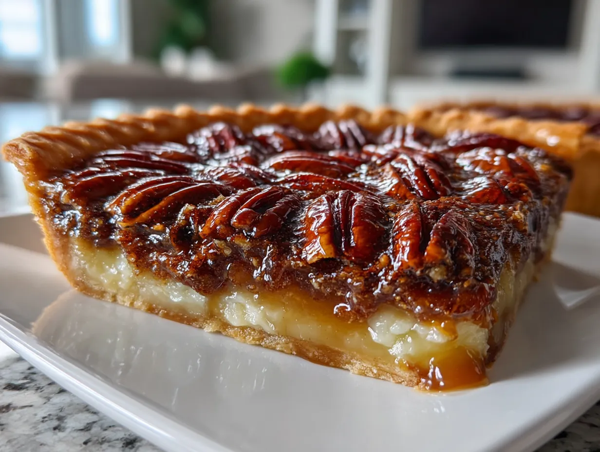 Decadent Layered Chocolate Pecan Pie