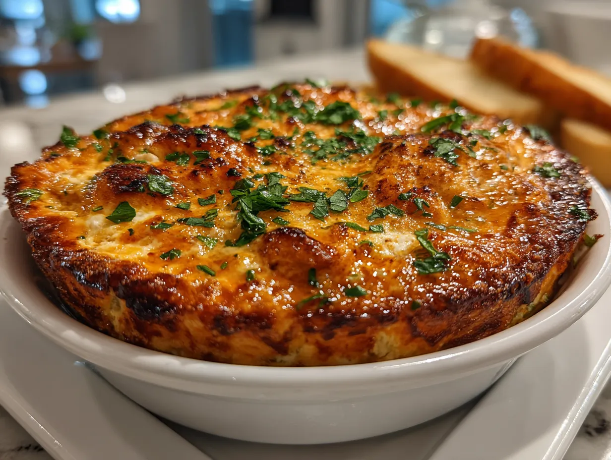 Delicious Buffalo Chicken Dip Ready to Serve
