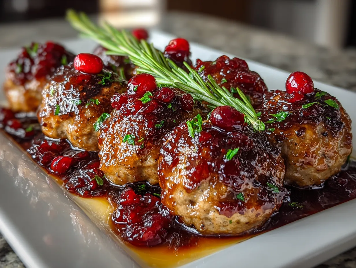 Delicious Cranberry Meatballs