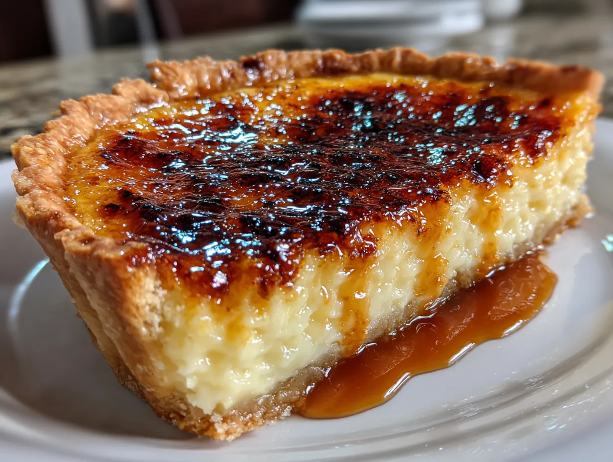 Delicious Creme Brulee Pie