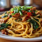 Delicious One-Pan Chicken Lo Mein Ready to Serve