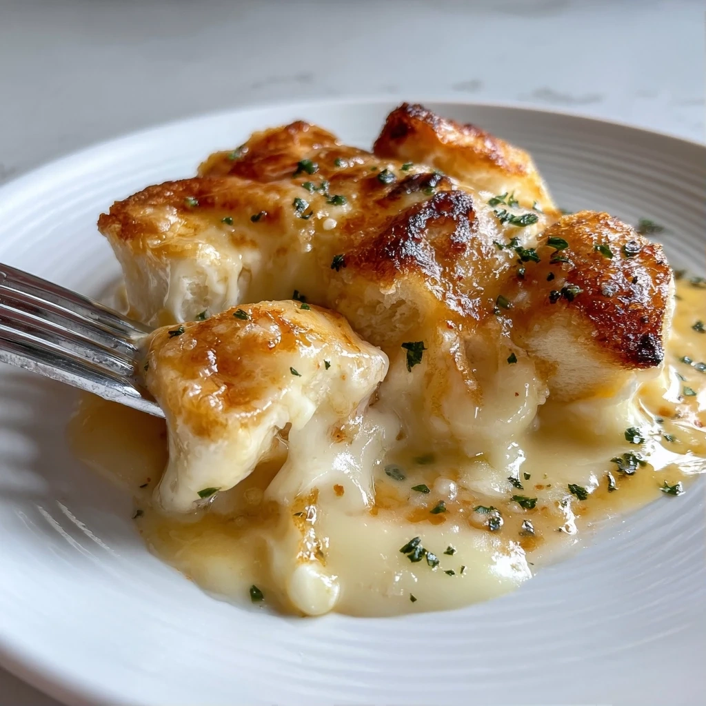 Family enjoying homemade cheese fondue