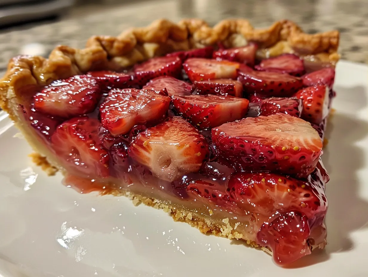 Freshly Baked Strawberry Pie