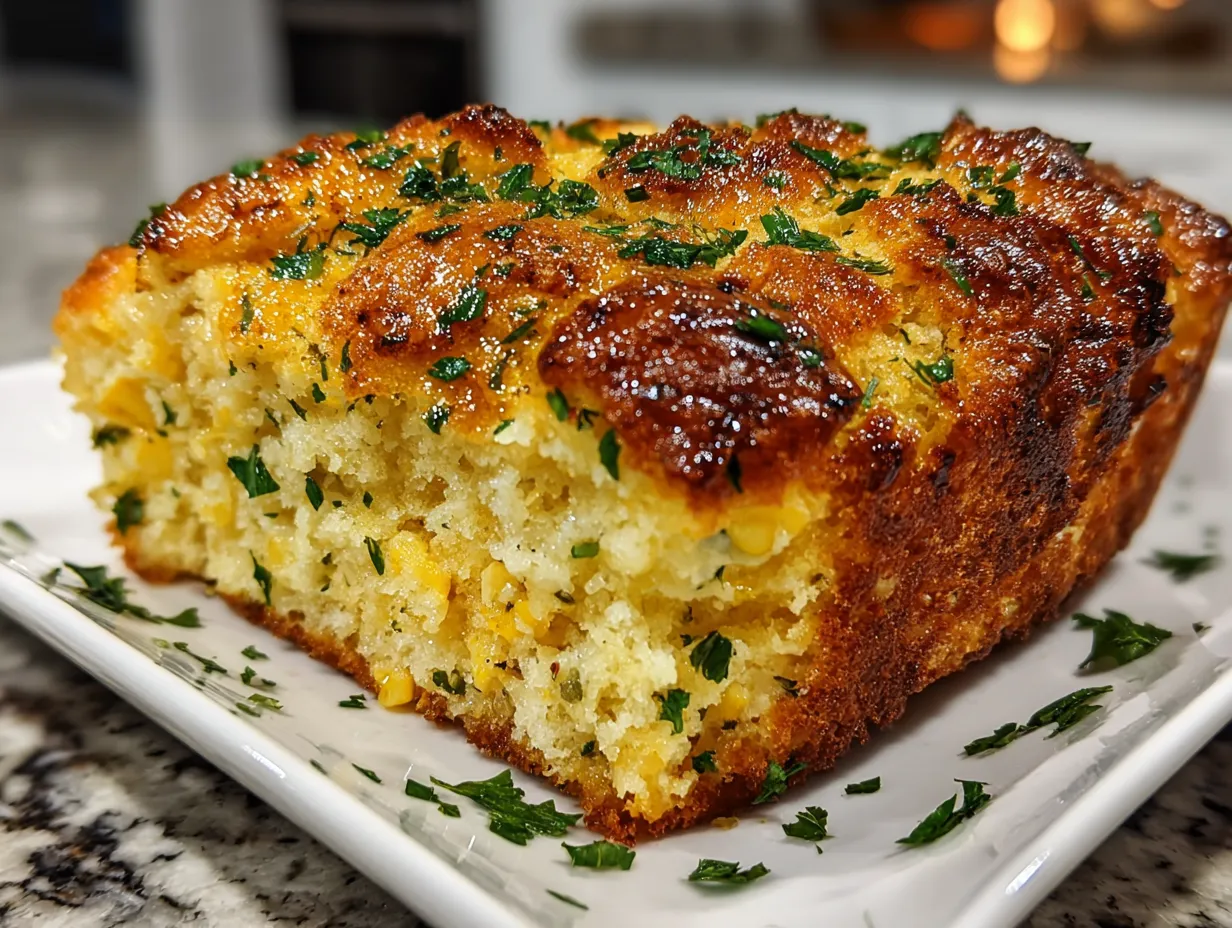 Golden Cornbread Casserole