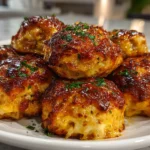 Homemade Cheesy Rotel Sausage Balls