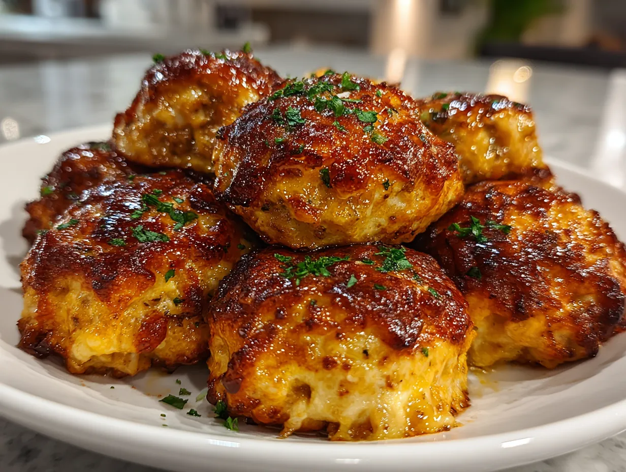Homemade Cheesy Rotel Sausage Balls