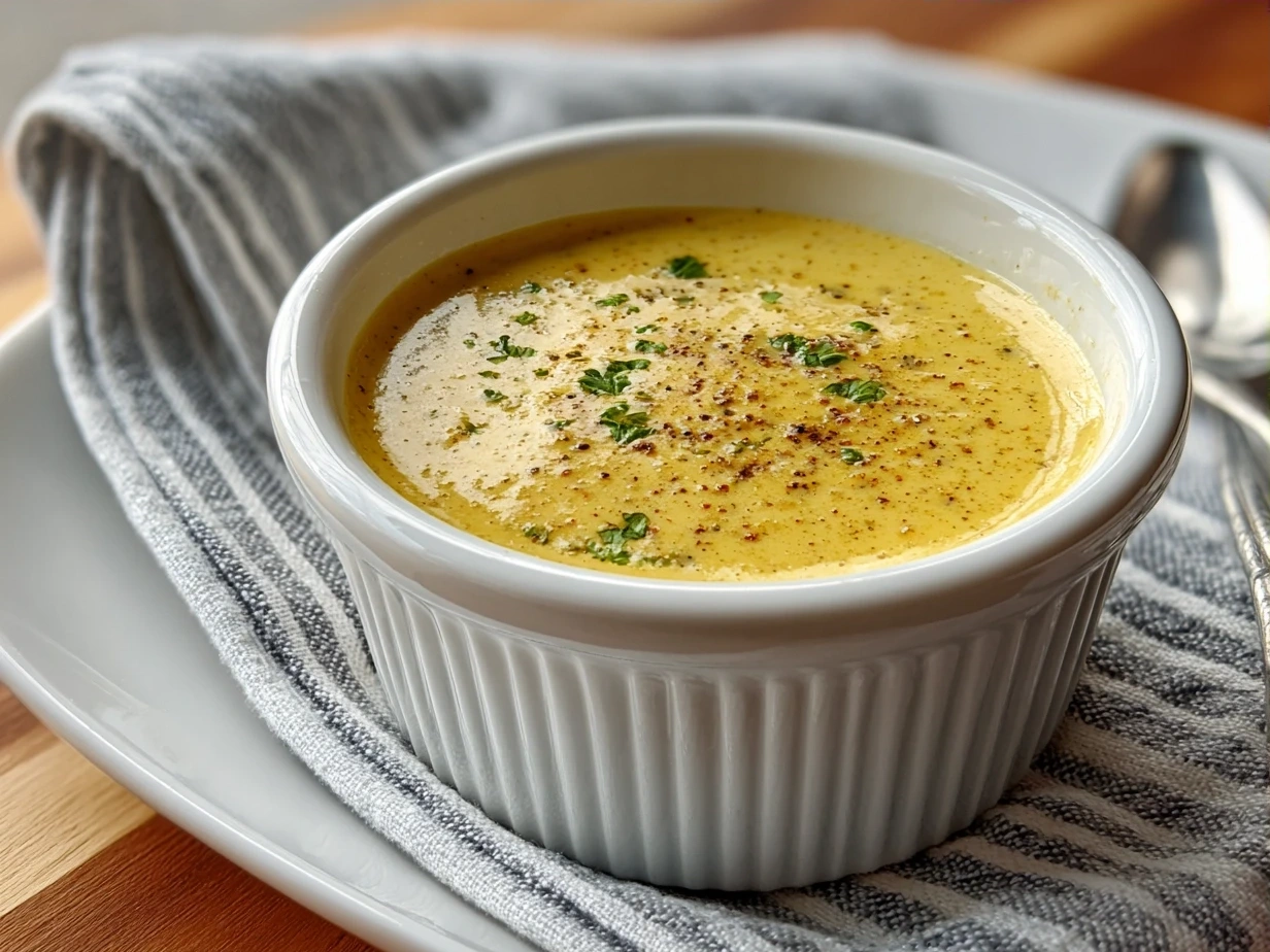 Finished Homemade Caesar Salad Dressing Recipe drizzled on a salad.