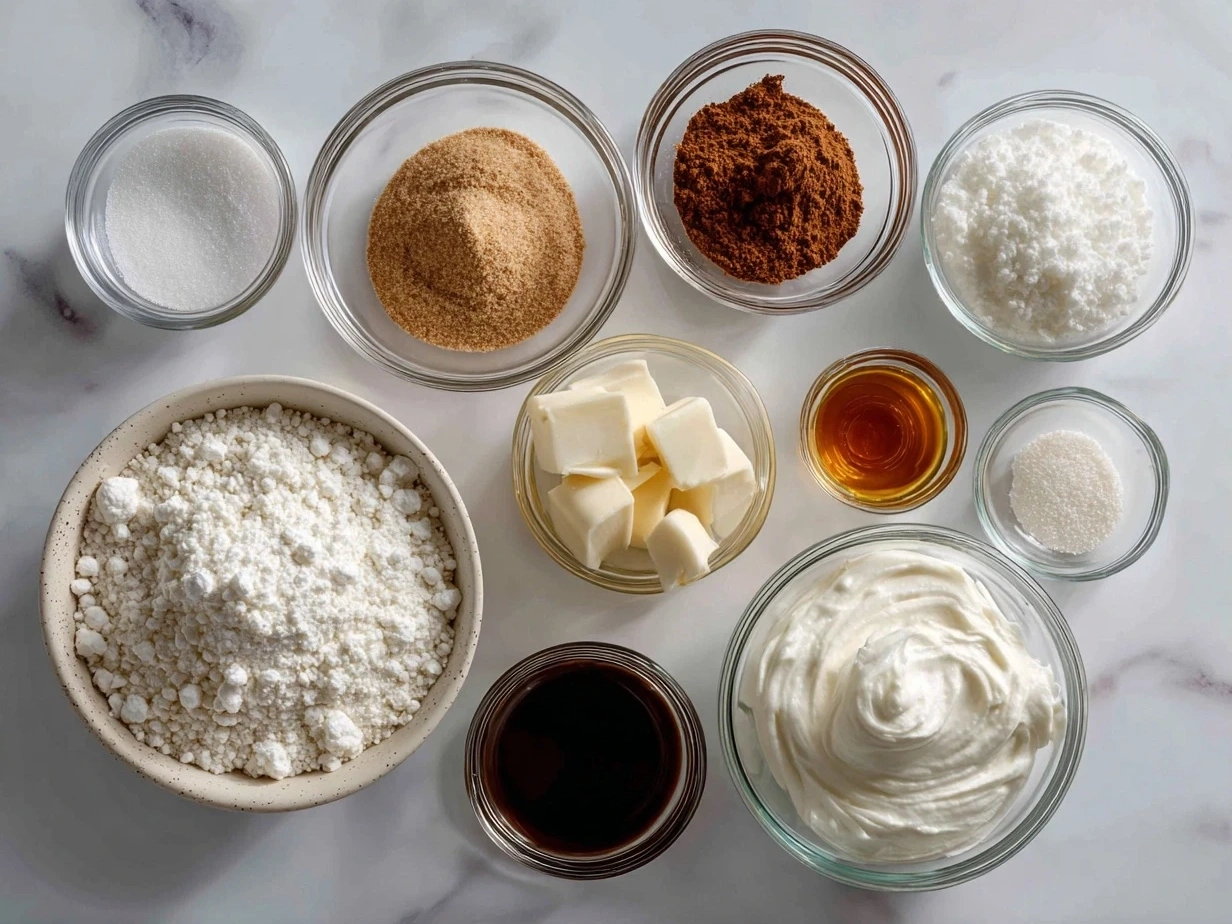 Ingredients needed to make no-bake Cool Whip candy.