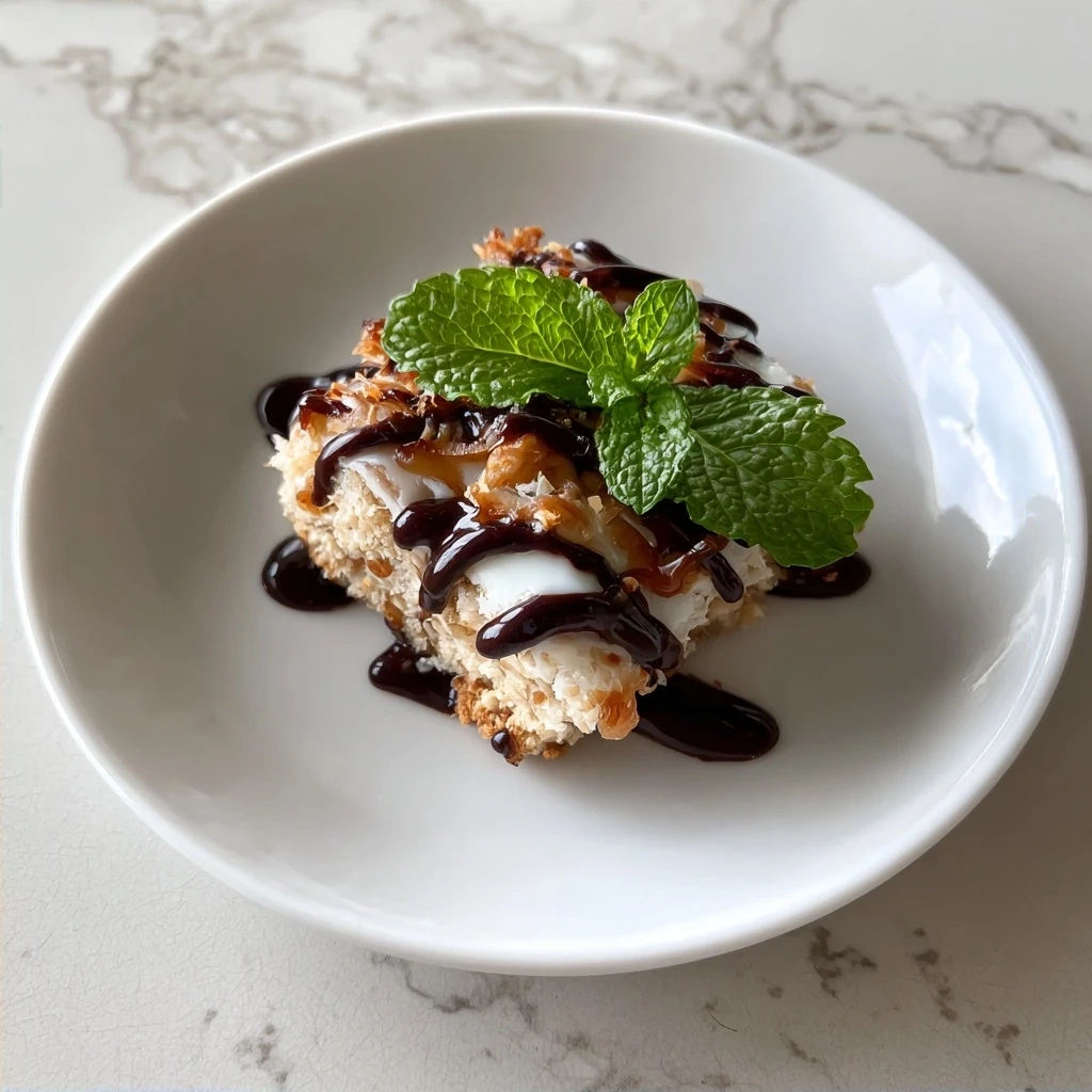 Magic candy in a clear glass baking dish.