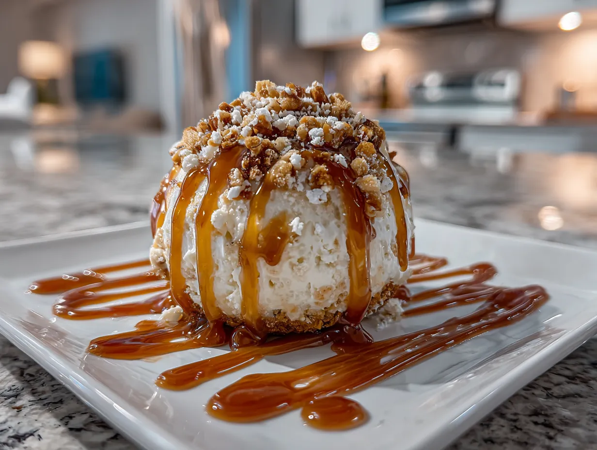 Mouthwatering Caramel Apple Cheese Ball