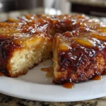 Mouthwatering Caramel Apple Upside-Down Cake on Display