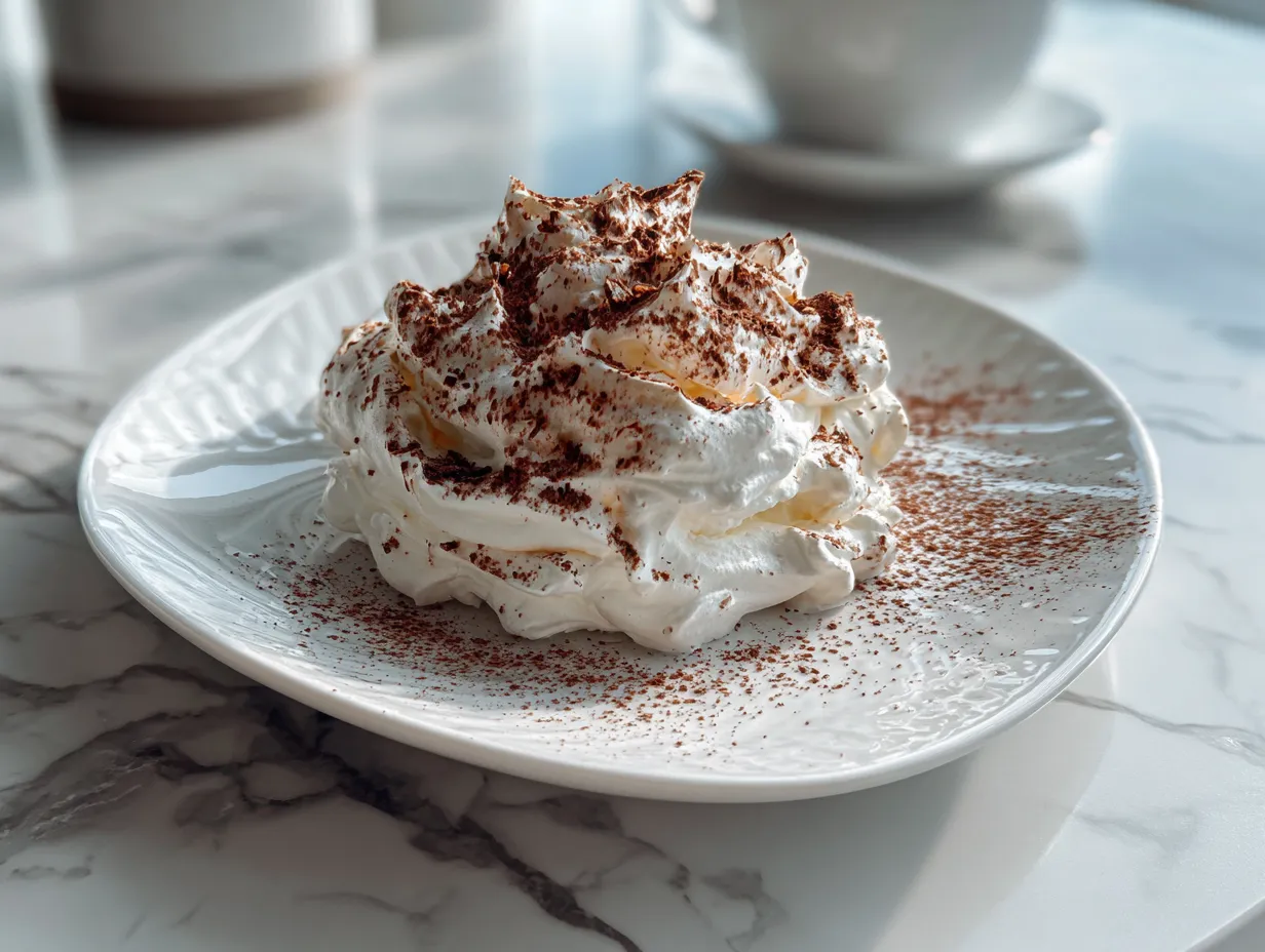 Finished Peppermint Cool Whip Candy, sprinkled with peppermint pieces.
