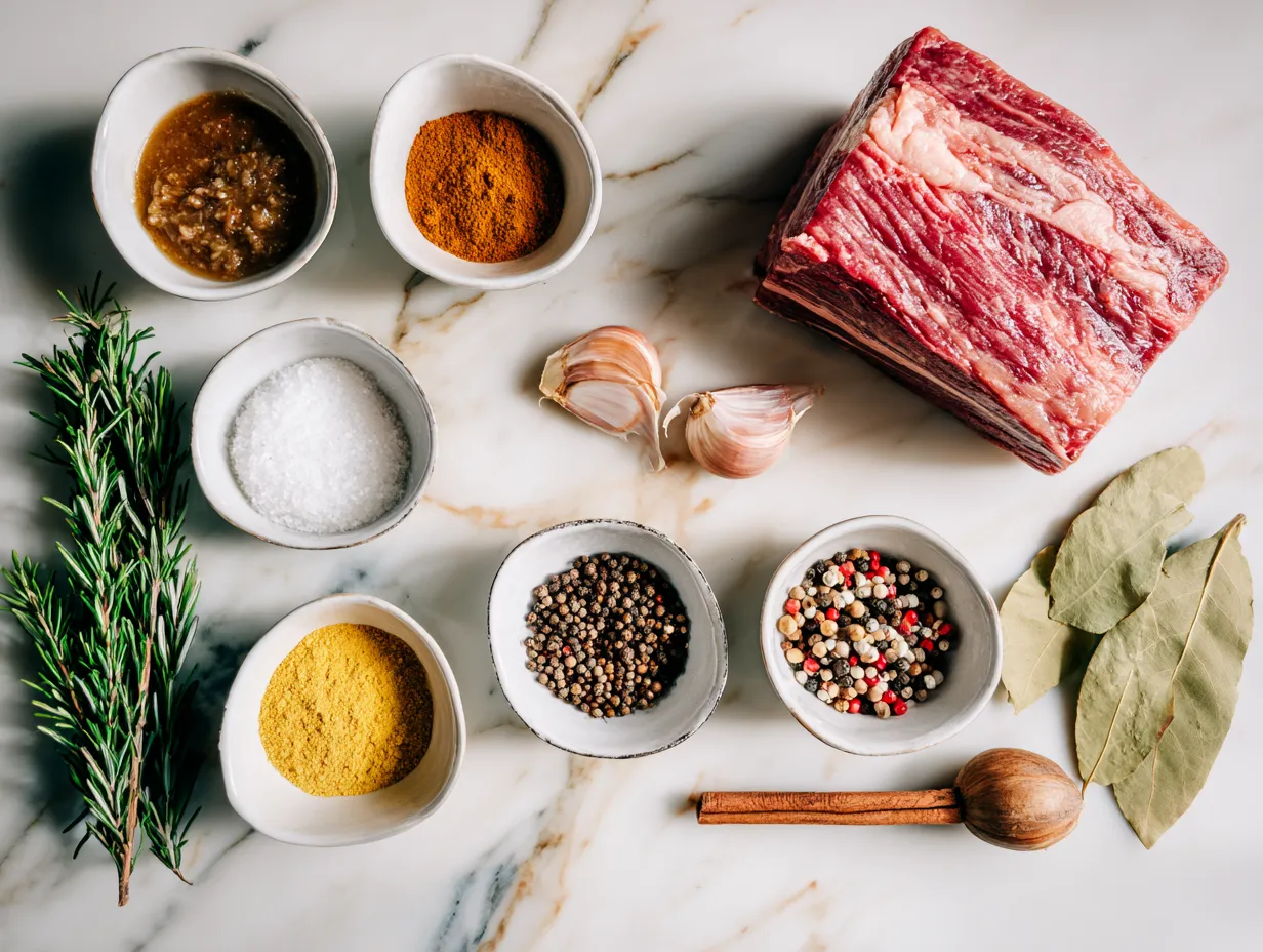Ingredients for making Crockpot Prime Rib Chili