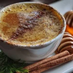 Close-up of Hot Buttered Rum